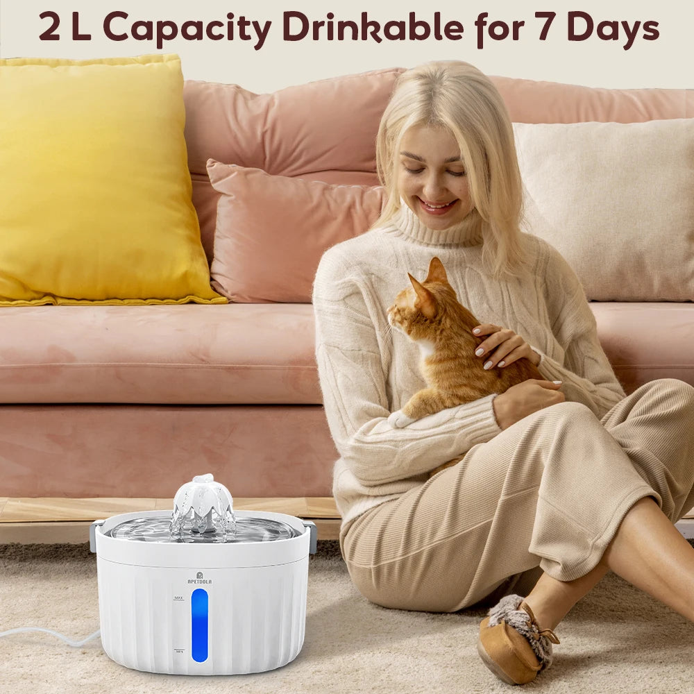 APETDOLA Cat Water Fountain
