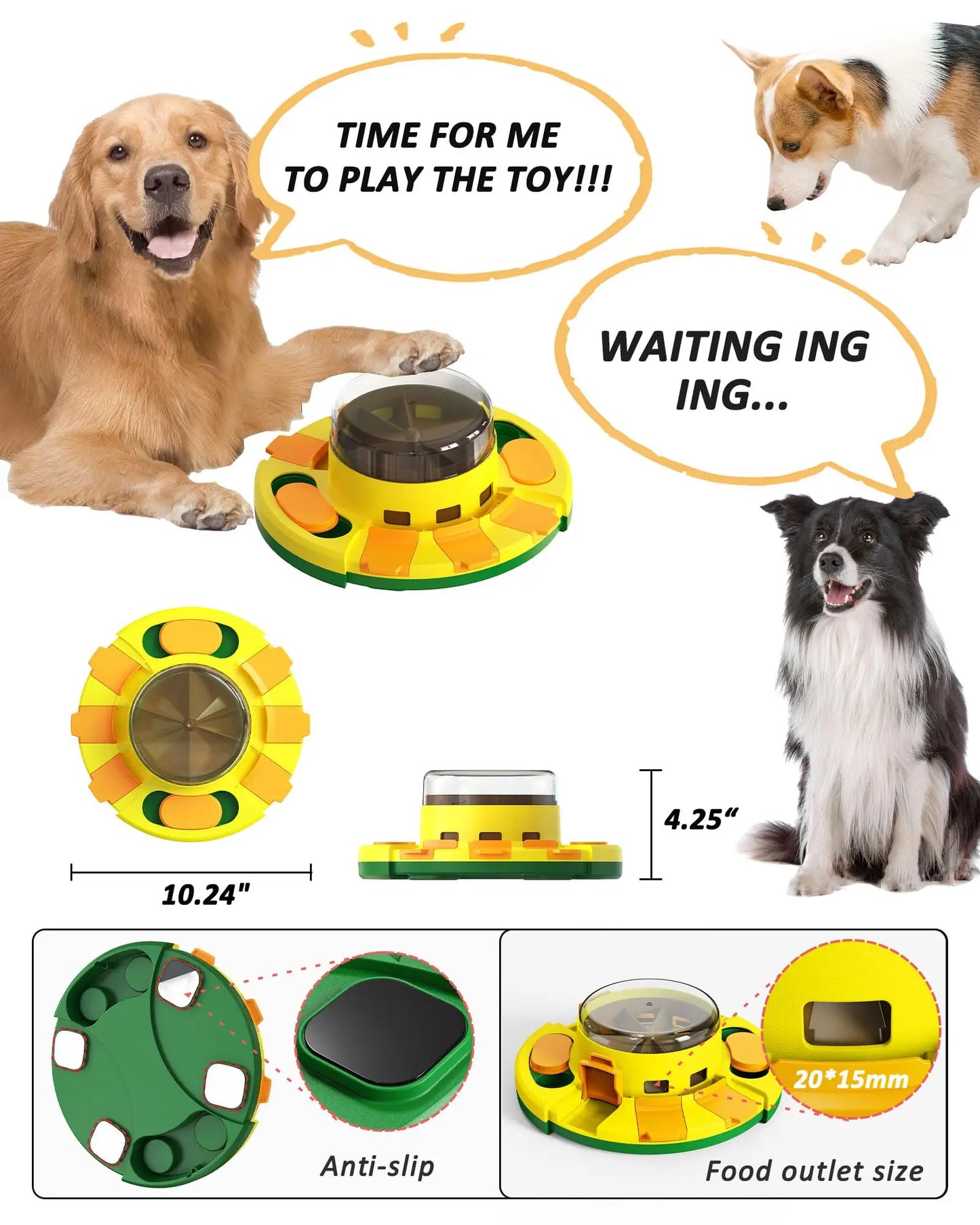 Interactive Puzzle And Pet Feeder