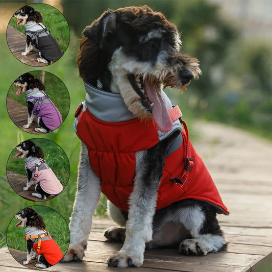 Winter Waterproof Dog Harness Vest for Small Breeds