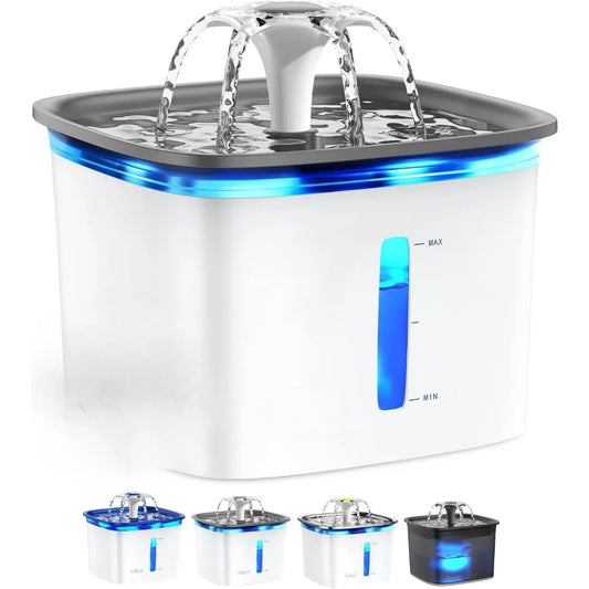 Automatic Water Dispenser with Replacement Filters for Cats and dogs,
