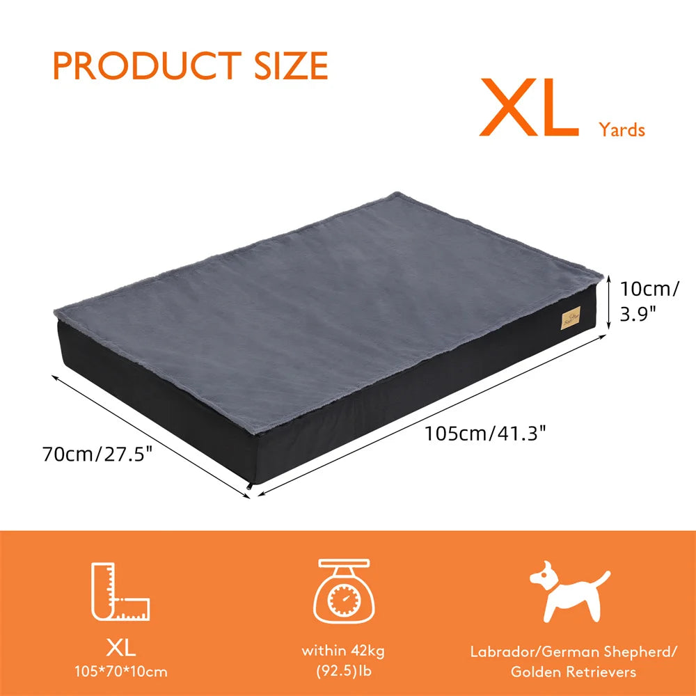 Orthopaedic Waterproof Dog Bed with Removable Washable Cover