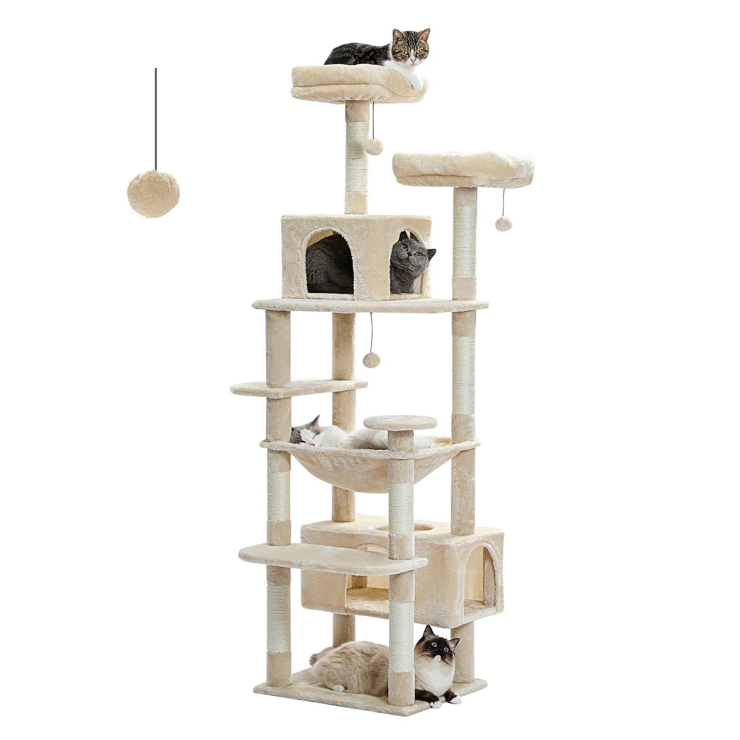 184cm Large Cat Tree and Tower