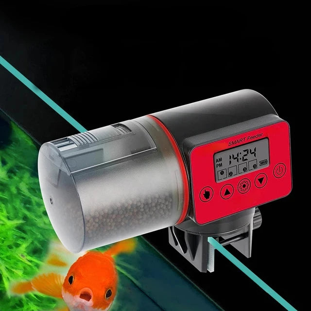 Automatic fish tank feeder