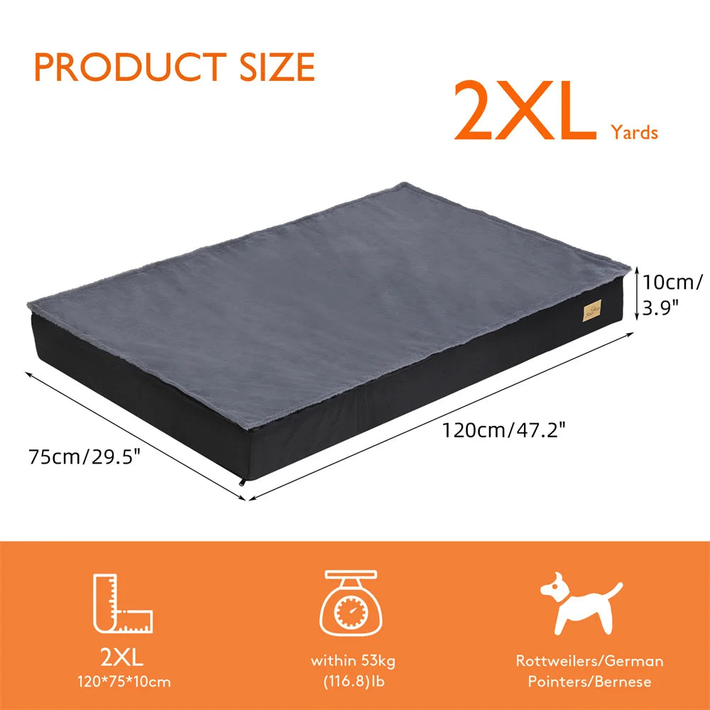 Orthopaedic Waterproof Dog Bed with Removable Washable Cover