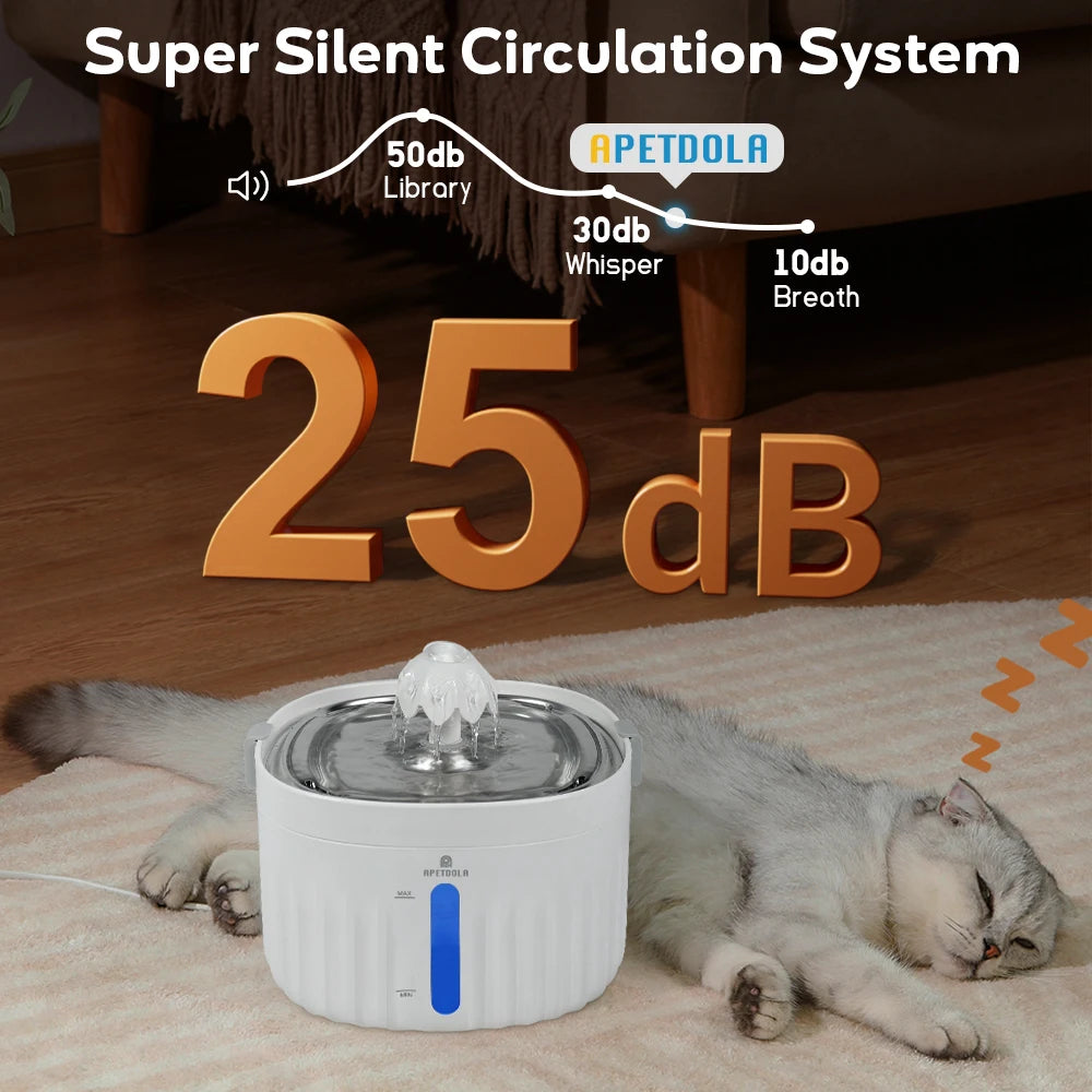 APETDOLA Cat Water Fountain