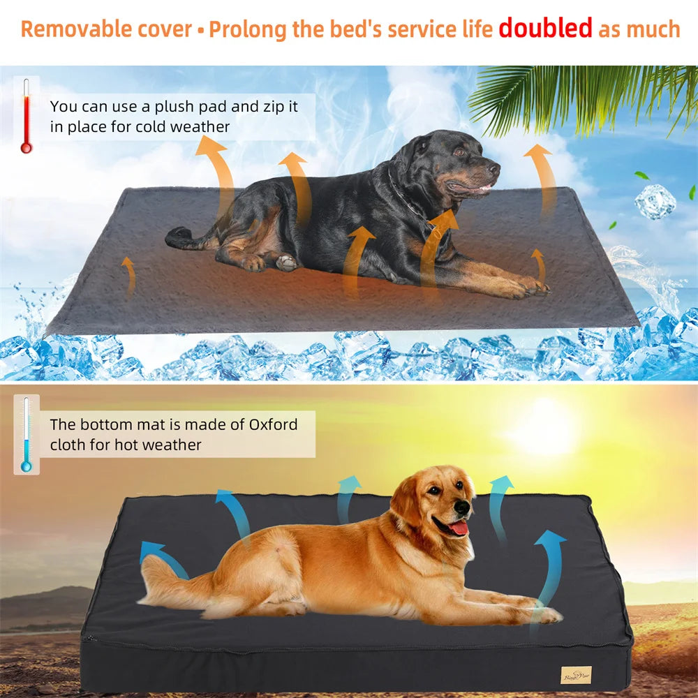 Orthopaedic Waterproof Dog Bed with Removable Washable Cover