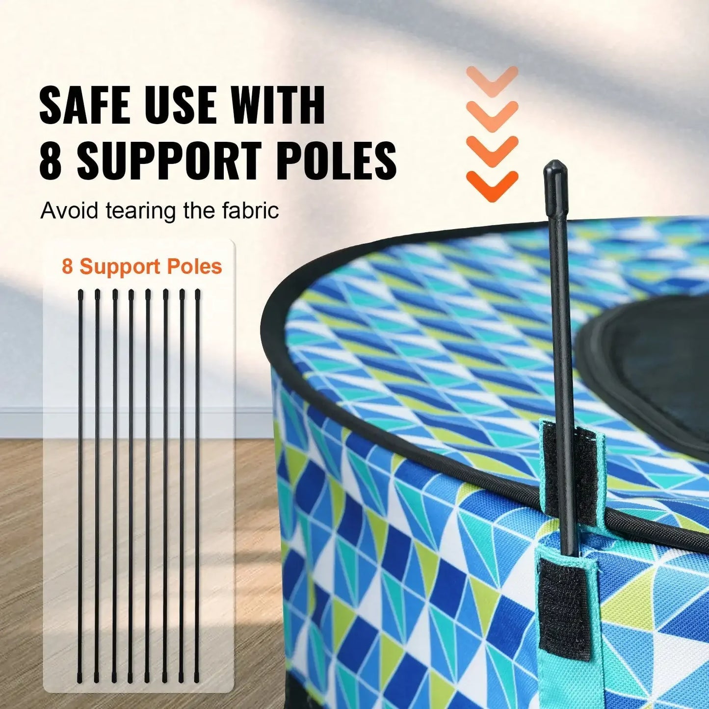 Foldable Portable Pet Playpen for Dogs and Cats