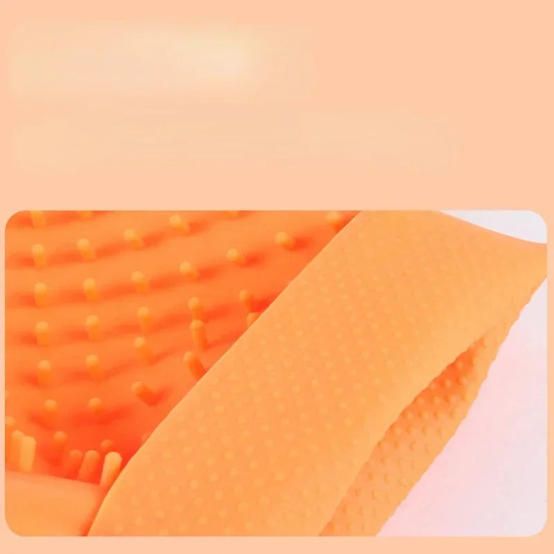 Silicone Pet Grooming Gloves for Cleaning and Massage