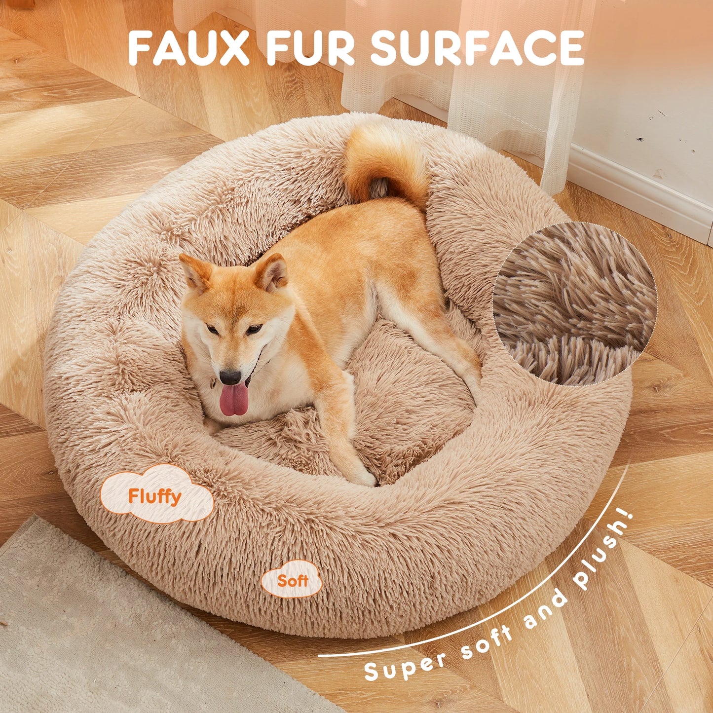 JHK Washable Dog Bed for Medium to Large Dogs