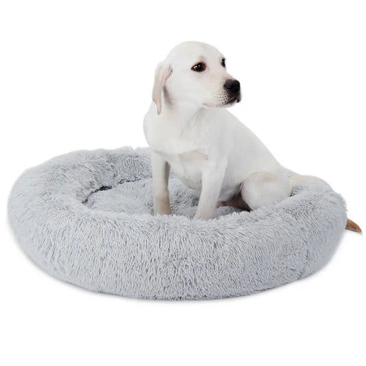 Donut Plush Self-Warming Bed for Dogs and Cats