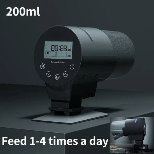Automatic fish tank feeder