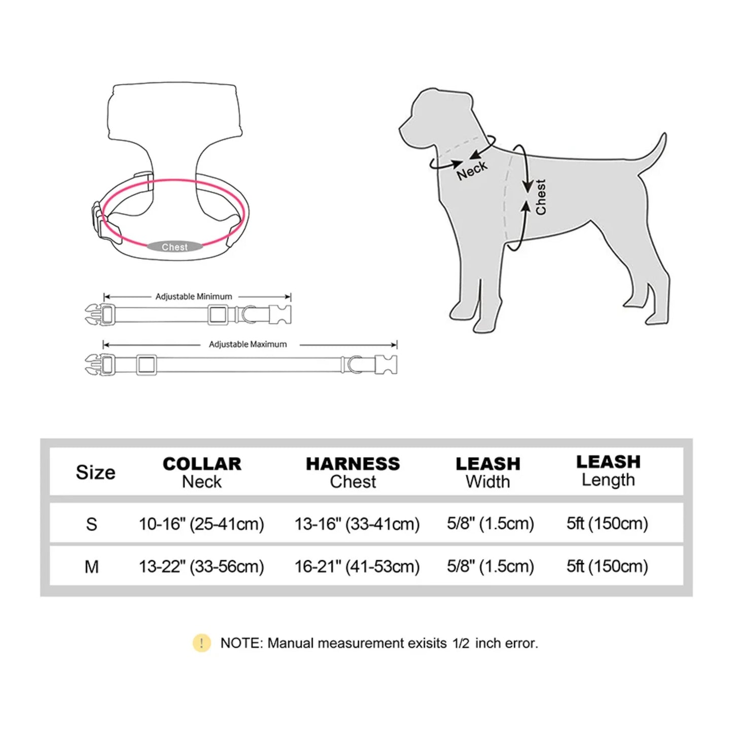 Adorable Pink Bowtie Dog Collar Leash Set