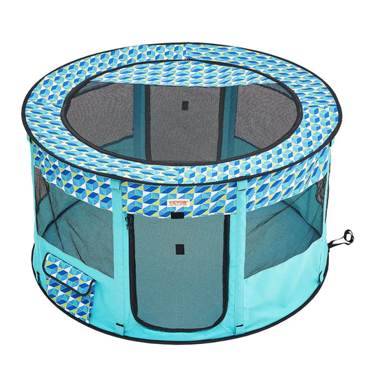 Foldable Portable Pet Playpen for Dogs and Cats