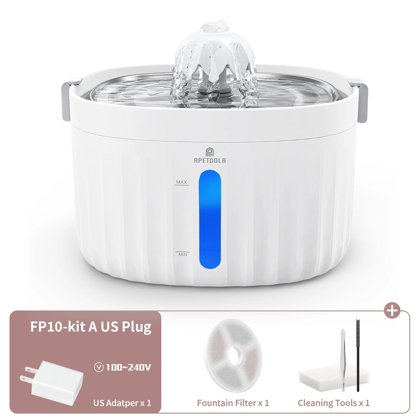 APETDOLA Cat Water Fountain