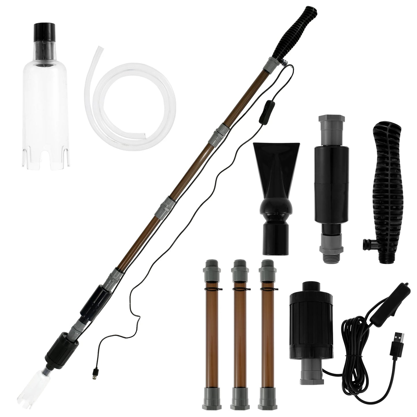6-in-1 Aquarium Gravel Cleaner