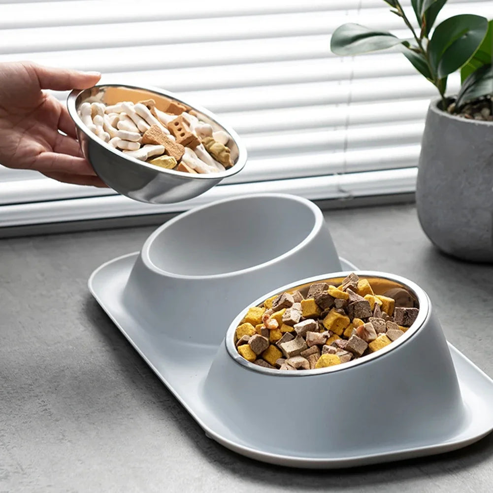 Stainless Steel Cat And Dog Bowl